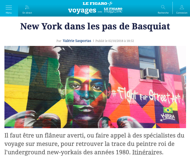 New York dans les pas de Basquiat