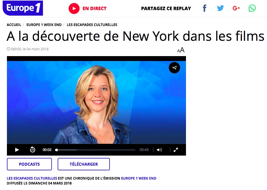 New York Off Road sur Europe1